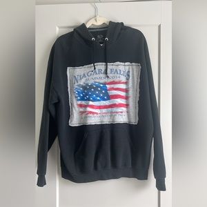 Old Patched Niagara Falls Hoodie